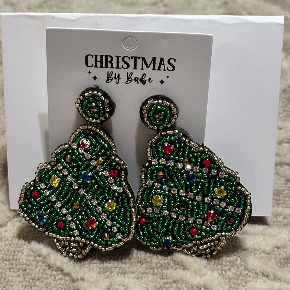Christmas earrings